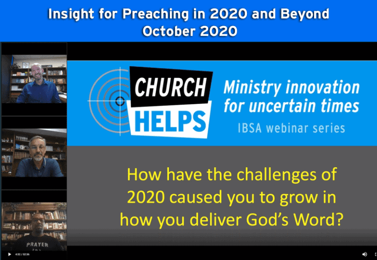 October 2020 Church Helps Promo - IBSA - Illinois Baptists